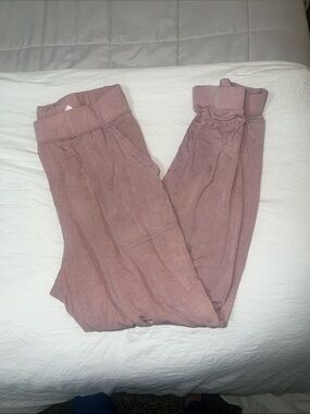 Fabletics Dusty Rose Pink Jogger Pajama Pants